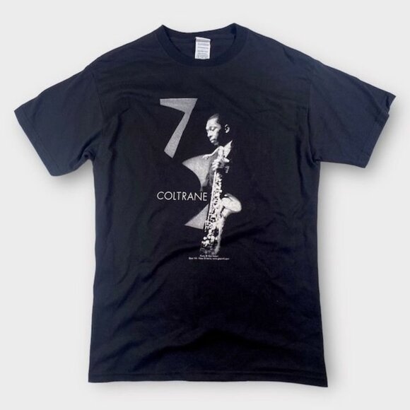 NWOT John Coltrane Jazz Tee Shirt Black, Size Medium - Picture 1 of 2